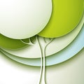 Abstract spring tree Royalty Free Stock Photo