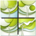 Abstract spring tree Royalty Free Stock Photo
