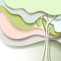 Abstract spring tree Royalty Free Stock Photo