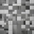 abstract square background grey tile pattern with a square shape and a black and white tone Royalty Free Stock Photo