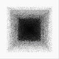 Abstract Square Dot Matrix Graphic Royalty Free Stock Photo