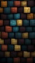 Abstract square earthy pattern design textured tiles