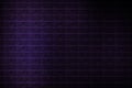 Abstract square grid wall violet background.