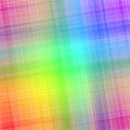Abstract square multicolored background of blurred vertical and horizontal oblique crossed lines all colors of a rainbow Royalty Free Stock Photo