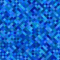 Abstract square pattern background - geometric vector illustration from diagonal squares in blue tones Royalty Free Stock Photo