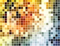 Abstract square pixel mosaic background Royalty Free Stock Photo