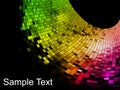 Abstract square pixel mosaic background Royalty Free Stock Photo