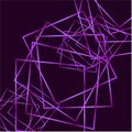 Abstract square purple background. Vector Illustration. Clip-art