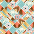 Abstract square seamless pattern.