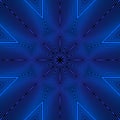 Abstract square shape background. Kaleidoscope design. Template for your project