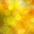 Abstract square sunny autumn yellow orange vector background, blurred background Royalty Free Stock Photo