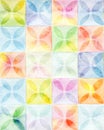 Abstract square watercolor paint background