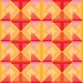 Abstract squares warm background design