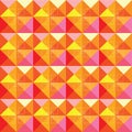 Abstract squares warm pattern design