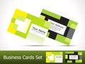 Abstract squre business card