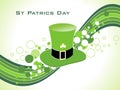 Abstract st patric hat Royalty Free Stock Photo