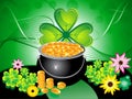 Abstract st patrick background Royalty Free Stock Photo