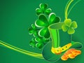 Abstract st patrick background