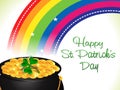 Abstract st patrick background Royalty Free Stock Photo