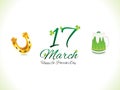 Abstract st patrick day background Royalty Free Stock Photo