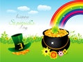 Abstract st patrick day background Royalty Free Stock Photo