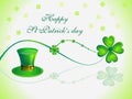Abstract st patricks day card Royalty Free Stock Photo