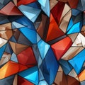 abstract stained glass background with many different colors Royalty Free Stock Photo