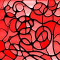 Abstract stained-glass mosaic background Royalty Free Stock Photo