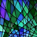 Abstract stained-glass mosaic background Royalty Free Stock Photo