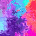 Abstract stained pattern background - neon pastel full color spectrum rainbow