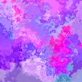 Abstract stained seamless pattern background sweet purple, violet, pink, magenta and blue colors - modern painting art