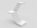 Abstract staircase. Stairs with steps, business concept