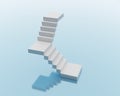 Abstract staircase. Stairs with steps, business concept