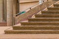 Stairs in the city, Cement stairs Royalty Free Stock Photo