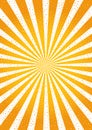 Abstract star burst background. Yellow vector illustration Royalty Free Stock Photo