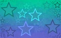 Abstract star generated background wallpaper Royalty Free Stock Photo