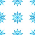 Abstract star seamless pattern