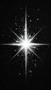 Abstract Starburst Light Explosion with Speckles on Black Background Royalty Free Stock Photo