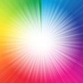 Abstract white starburst colorful background