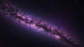 Abstract starlight and pink and purple clouds stardust