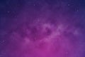 Abstract starry Space background with shining stars stardust and nebula. Realistic galaxy with milky way and planet background Royalty Free Stock Photo