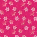 Abstract stars pattern bright pink white light brown blurred Royalty Free Stock Photo