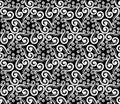 Abstract steampunk seamless hand-drawn pattern.