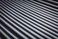 Abstract steel chrome pipe background, texture of modern stell tube bench