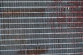 Abstract steel grid old rusty iron net background Royalty Free Stock Photo