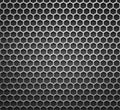 Abstract Steel or Metal Textured Pattern with Hexagonal Cells