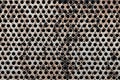 Abstract Steel or Metal Textured Pattern with Round Cells Royalty Free Stock Photo