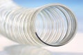 Abstract of Steel Spring Toy Royalty Free Stock Photo