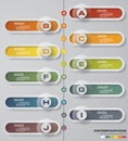 Abstract 10 steps infographics elements.Vector illustration. timeline presentation.