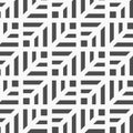 Abstract stipe leaves vector pattern, repeating stripe line on square shape, pattern is clean for fabric, printing, wallpaper.